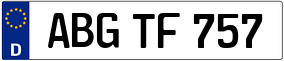 Truck License Plate